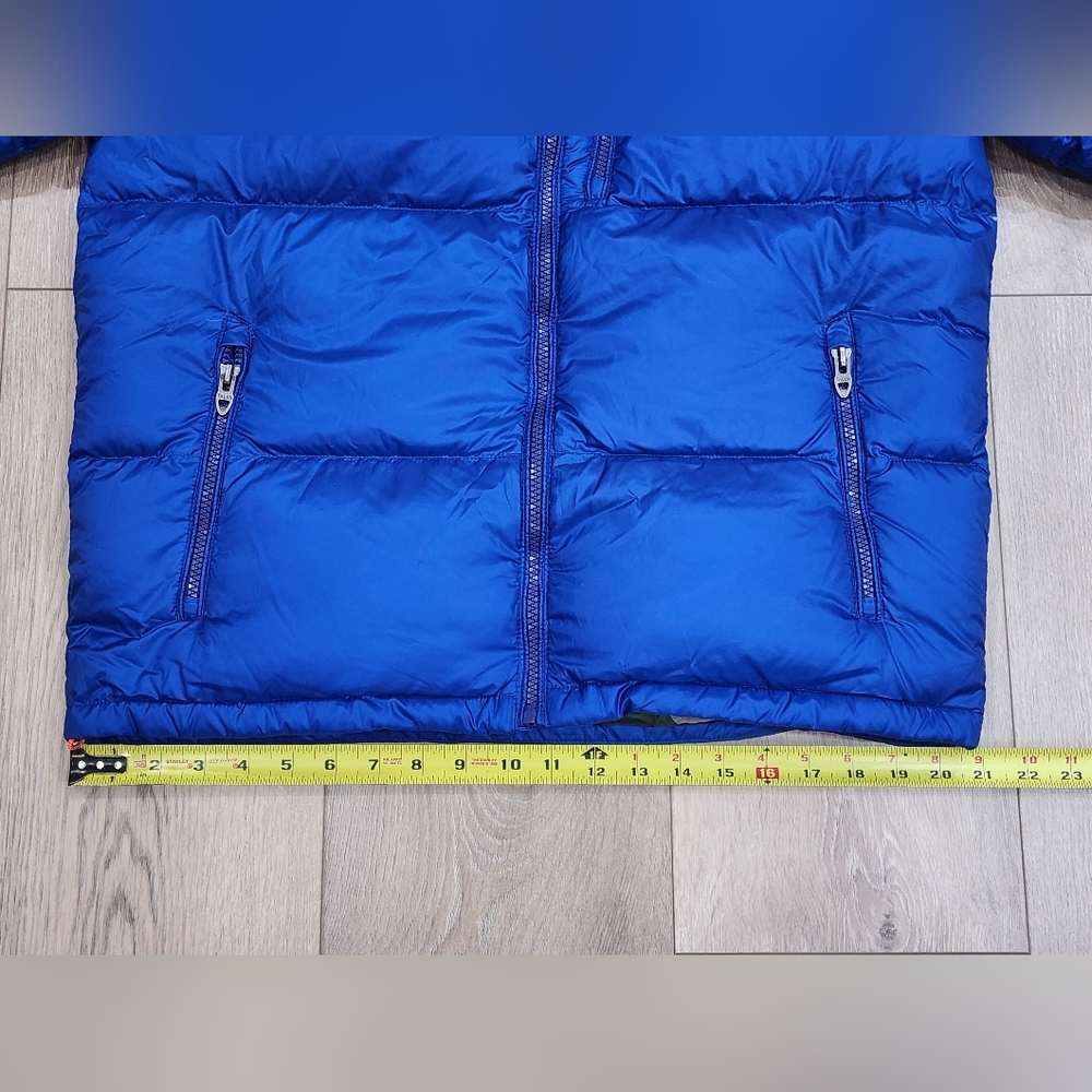 Polo Ralph Lauren Hooded Down Jacket Sportsmen 750 Fill Blue/Camo Sherpa Hood - Picture 12 of 12